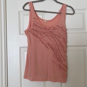 J Crew ruffle tank top. Size Medium.